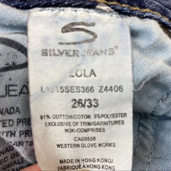 Silver Jeans Lola Size 26 Flare - Picture 12 of 14
